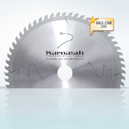 Hartmetall-bestücktes Kreissägeblatt Kunststoffe - Profile - Furniere / Dünnschnitt 270x2,2/1,6x30m