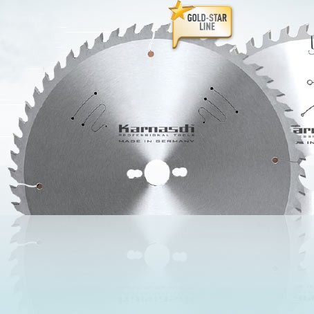 Hartmetall-bestücktes Kreissägeblatt Formatieren - Hohlzahn 303x2,9/2,0x30mm 72 HTT-P - NL: UNI