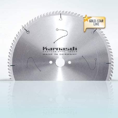Hartmetall-bestücktes Kreissägeblatt Harte Kunststoffe- Abrasive Werkst.- Fertigschnitt 400x3,5/2,