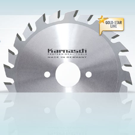 Hartmetall-bestücktes Kreissägeblatt Formatieren - Fertigschnitt 400x3,5/2,5x30mm 120 TFP - NL: UNI