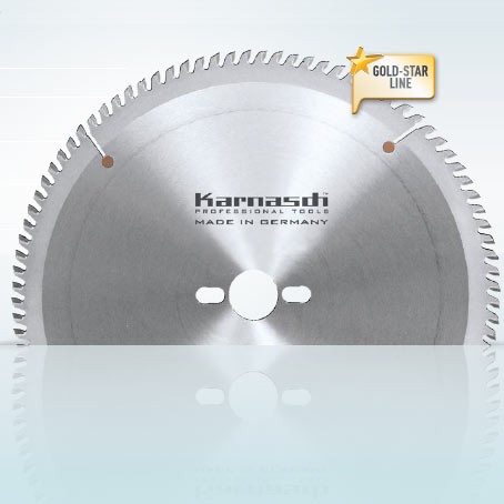 Hartmetall-bestücktes Kreissägeblatt, Acrylglas (Plexiglas) Klarsichtschnitt 300x3,2/2,2x30mm 60 TT