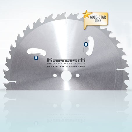 Hartmetall-bestücktes Kreissägeblatt, Zuschnitt Sägeblatt - Tiefschnitt 500x4,5/2,8x30mm 32 WZA - N